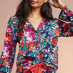 Like NEW Anthropologie Floreat Flora Top